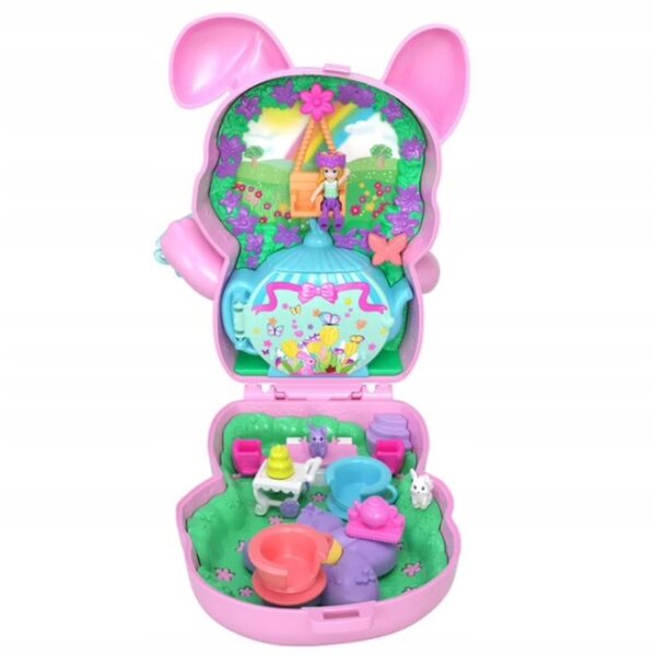 Polly Pocket Compatto Bunny Set da tè Mini Gioco Creativo