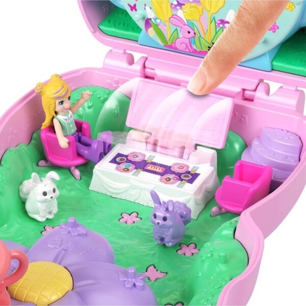 Polly Pocket Compatto Bunny Set da tè Mini Gioco Creativo