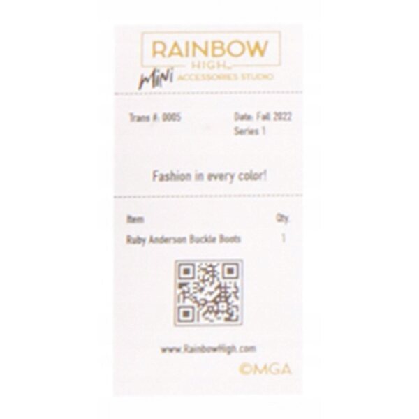 Scarpe Accessorio Rainbow High Studio - Stile Unico per le Tue Bambole