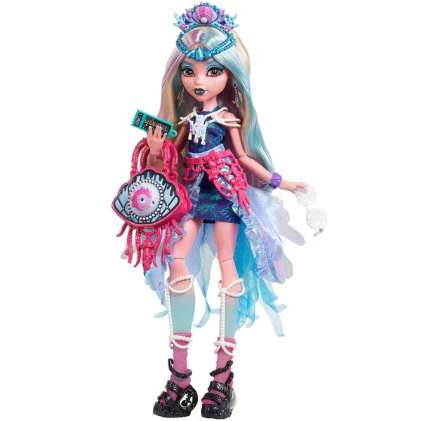 Lagoona Blue Monster High 29 cm mit Mode- und Festival-Accessoires