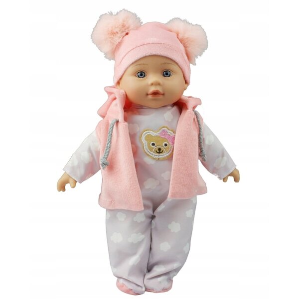 Julka Babypuppe 32 cm mit PL/ENG-Sound. Spielen Sie mit lächelnder Kleidung