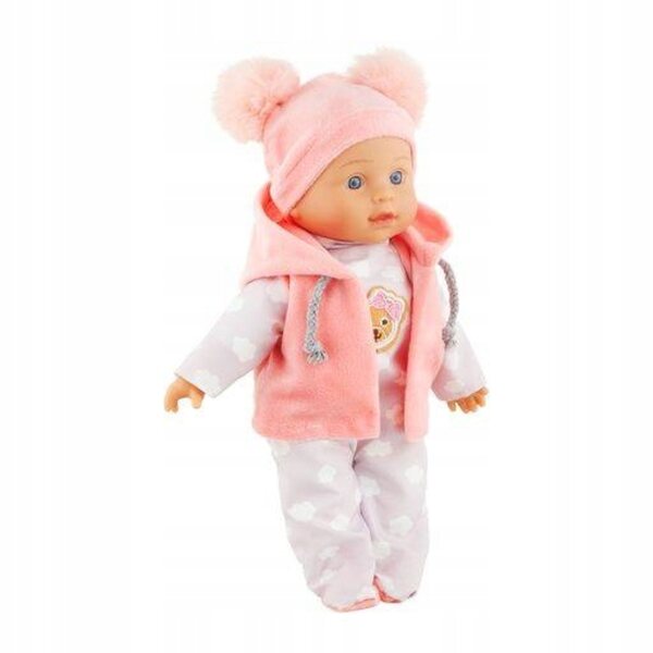 Julka Babypuppe 32 cm mit PL/ENG-Sound. Spielen Sie mit lächelnder Kleidung