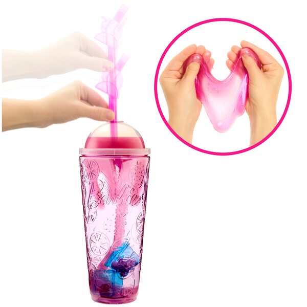 Barbie Pop Reveal Fruit Truskawka-Serie – 29 cm große Puppe mit 8 sensorischen Überraschungen