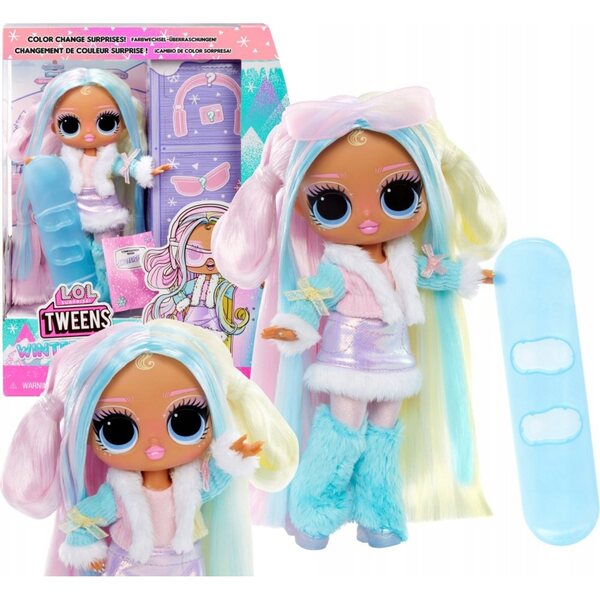 LOL Surprise Tweens Candylicious Snowboarder mit 10 Wintermode-Accessoires