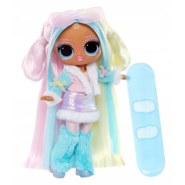 LOL Surprise Tweens Candylicious Snowboardista con 10 accessori moda inverno