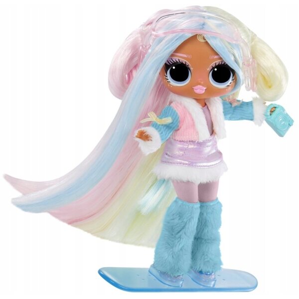 LOL Surprise Tweens Candylicious Snowboardista con 10 accessori moda inverno