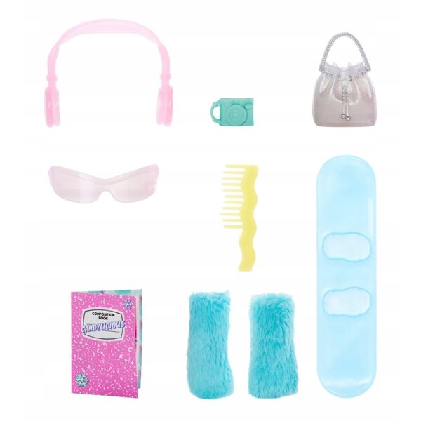 LOL Surprise Tweens Candylicious Snowboardista con 10 accessori moda inverno