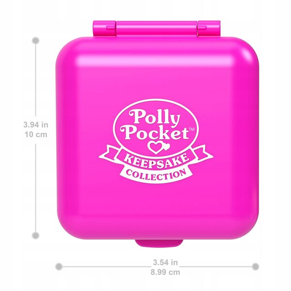 Polly Pocket Keepsake Collection 80e anniversaire Mattel - Ensemble avec trois micro-poupées
