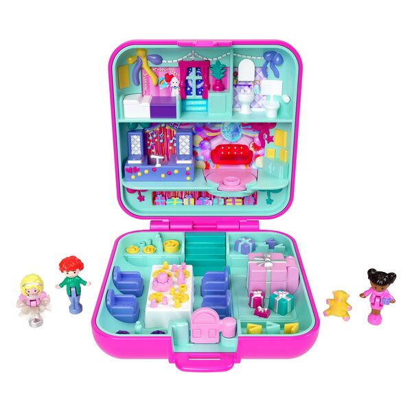 Polly Pocket Keepsake Collection 80e anniversaire Mattel - Ensemble avec trois micro-poupées