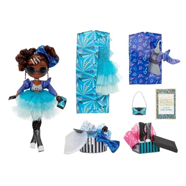 L.O.L. Überraschung O.M.G. Miss Glam Modepuppe mit 20 Überraschungen und Accessoires
