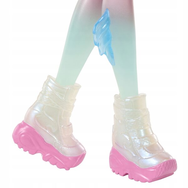 Monster High Lagoona Blue 29 cm con accessori e pirania Neptuna, bambola moda Y2K
