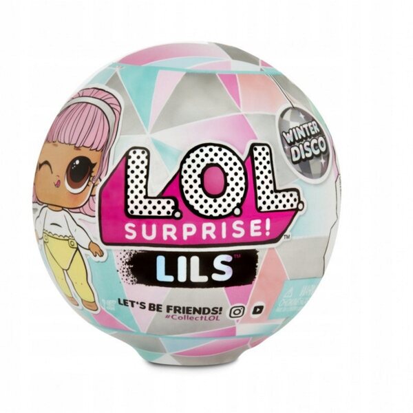 LOL Surprise Lils Winter Disco: Minipuppe mit Winterüberraschung in einer Kugel