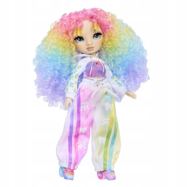 Bambola Rainbow High Creative con aerografo e occhi verdi da colorare
