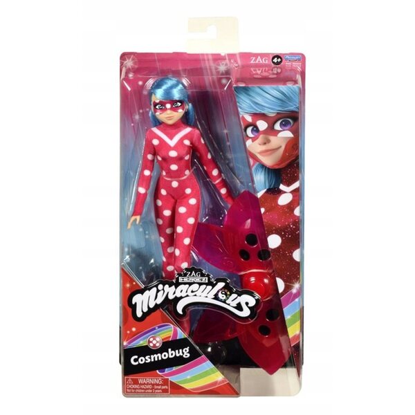Lallegna Miraculous Biedronka Cosmobug 26 cm – Playmates Spielzeug für Kinder ab 4 Jahren