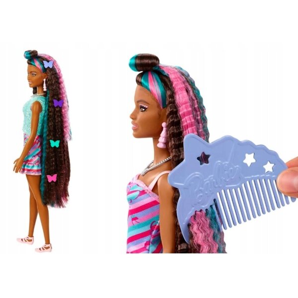 Barbie Totally Hair mit langen gefärbten Haaren und Modeaccessoires für Kinder