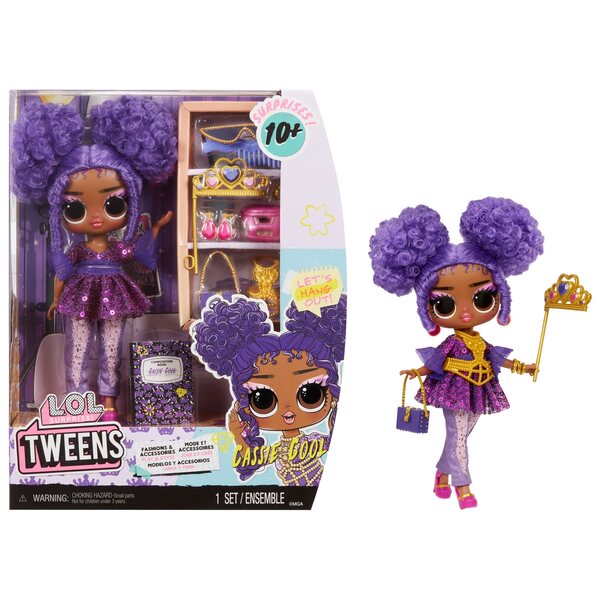 LOL Surprise Tweens Cassie Cool – Bambola fashion con accessori colorati 15 cm