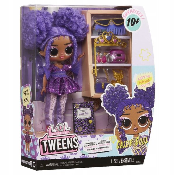 LOL Surprise Tweens Cassie Cool – Bambola fashion con accessori colorati 15 cm