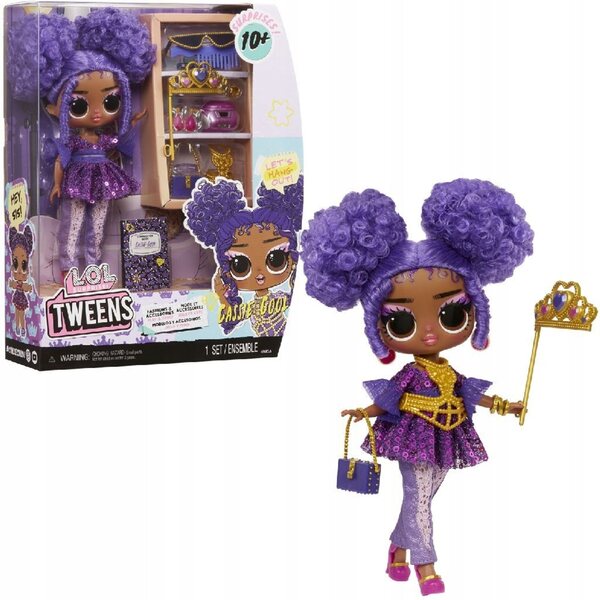 LOL Surprise Tweens Cassie Cool – Bambola fashion con accessori colorati 15 cm