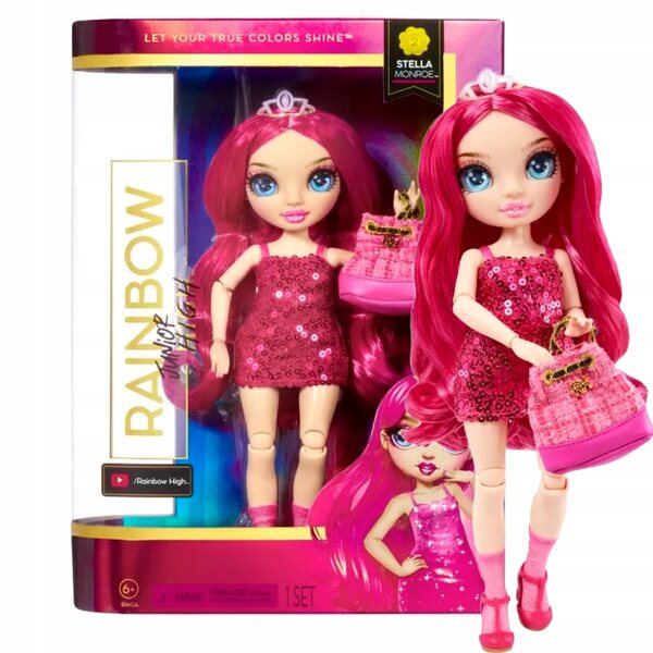 Bambola Rainbow High Junior 22 cm con Accessori Multicolore per Bambini 6+