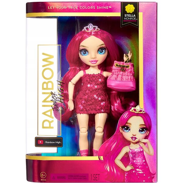 Bambola Rainbow High Junior 22 cm con Accessori Multicolore per Bambini 6+