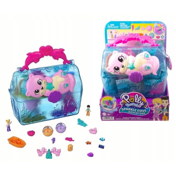 Polly Pocket Treasure Island Chest - Комплект игра и аксесоари за деца 4+