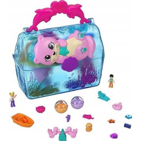 Polly Pocket Scrigno dell'Isola del Tesoro - Gioco e Set Accessori per Bambini 4+