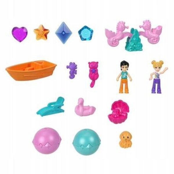 Polly Pocket Scrigno dell'Isola del Tesoro - Gioco e Set Accessori per Bambini 4+