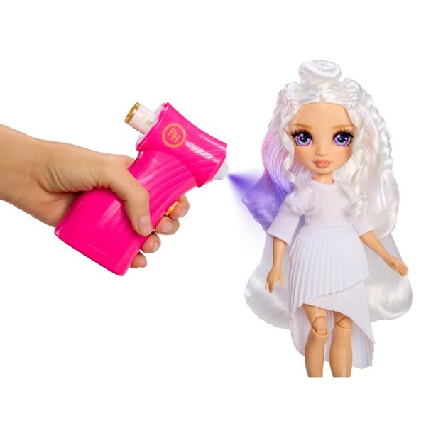 Rainbow High Air Brush Doll con Occhi Viola e Accessori per colorare