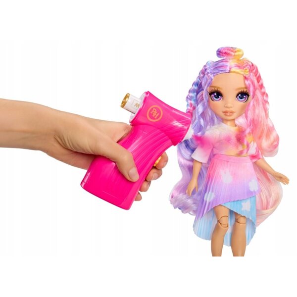 Rainbow High Air Brush Doll con Occhi Viola e Accessori per colorare