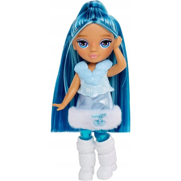 Rainbow High Fantasy Fairies Bambola Sapphire con Ali e Lupo Magico Blu
