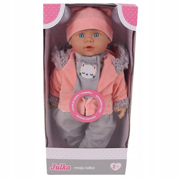 Interaktive Puppe Julka, 40 cm, mit Sprachfunktionen in Italienisch und Englisch