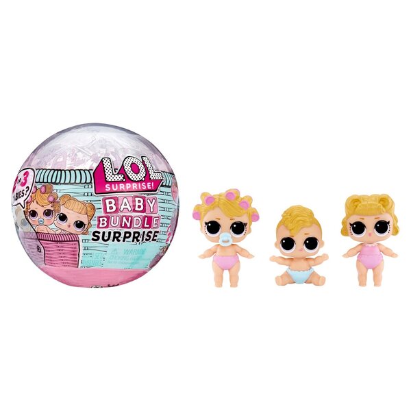 L.O.L. Überraschung! Baby Bundle Surprise – Überraschungsball mit 2 oder 3 Puppen