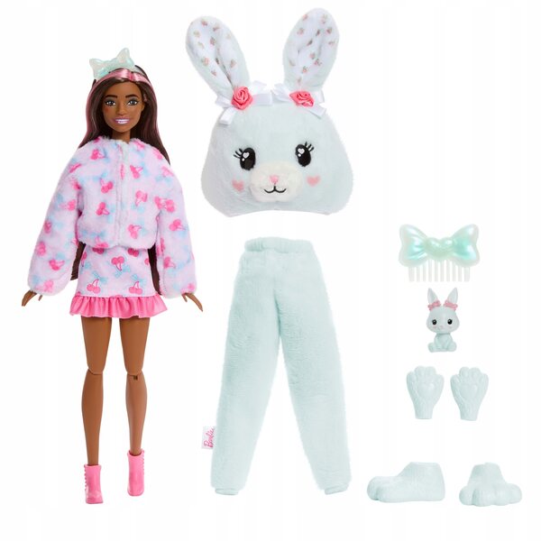 Barbie Cutie Reveal Puppe Mintgrünes Tierplüschtier 3+