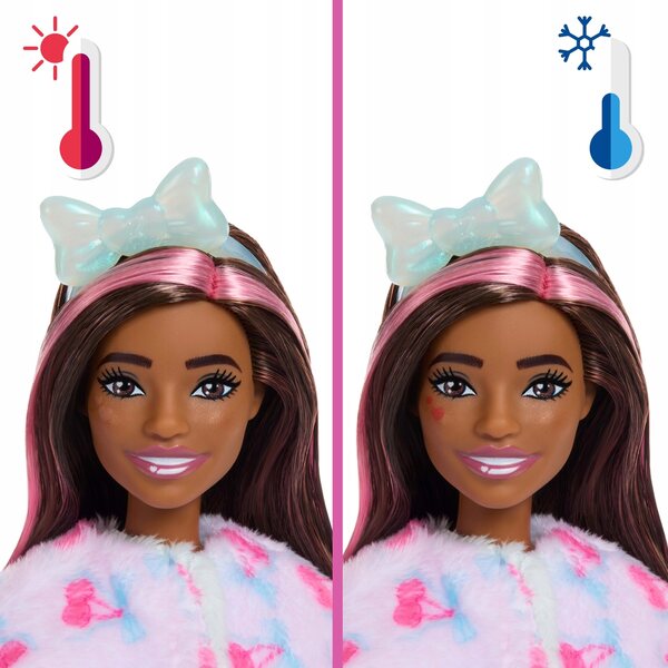 Barbie Cutie Reveal Doll Mint Verde Animale Peluche Giocattolo 3+