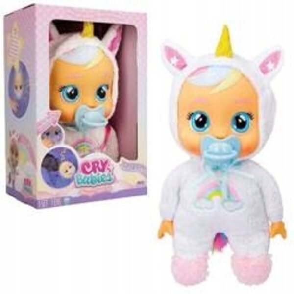 Cry Babies Dreamy Good Night Babypuppen-Einhorn, das aufleuchtet und singt