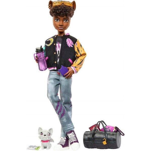 LalOLA Monster High Clawd Wolf con Abbigliamento e Accessori Sportivi 29 cm