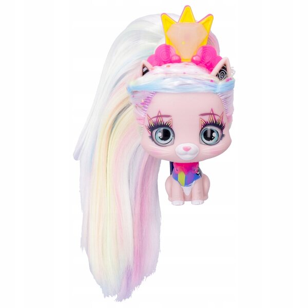I Love Pets Selena – Katze mit leuchtendem Haar und Neon-Styling-Accessoires