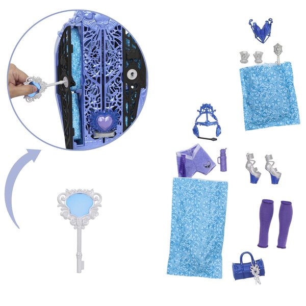 Monster High Straszysekrety Abbey Bominable con oltre 19 sorprese e accessori