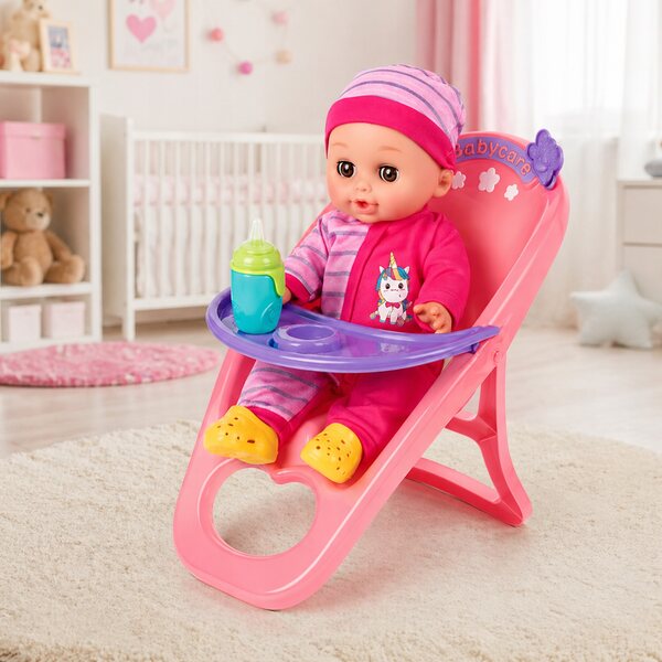 Baby Doll Interattiva 30cm con Funzioni Reali, Accessori Completi e Suoni