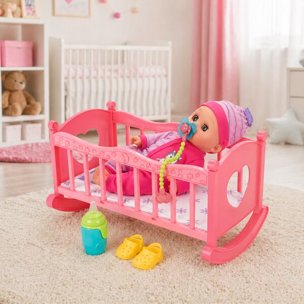Baby Doll Interattiva 30cm con Funzioni Reali, Accessori Completi e Suoni