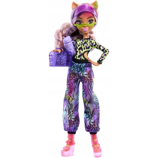 Monster High Clawdeen Wolf 29 cm con Accessori - Bambola Scary Island - Paradise