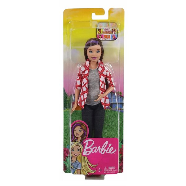 Barbie Skipper Dreamhouse Adventure mit trendiger Kleidung und zweifarbigem Haar