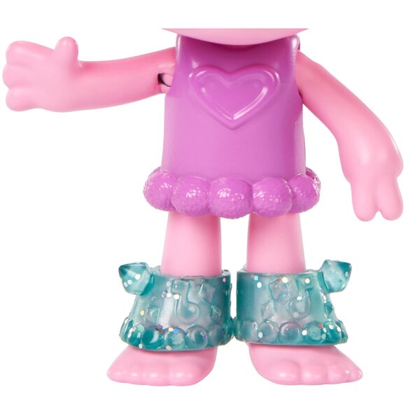 Trolls Hair Pops Poppy - малка кукла със свалящи се аксесоари и дрехи
