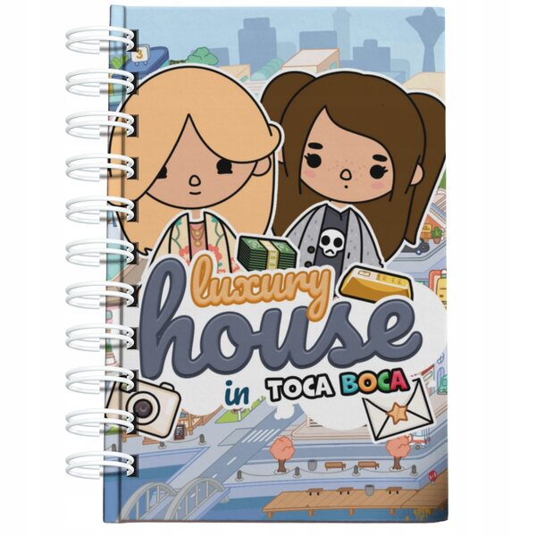 Casa delle bambole Toca Boca con vestiti - Libro interattivo educativo Montessori