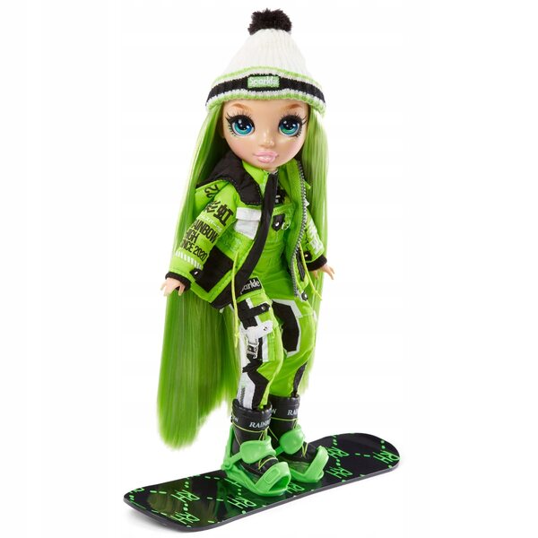 Rainbow High Jade Hunter-pop Wintervakantie met wintermode-accessoires