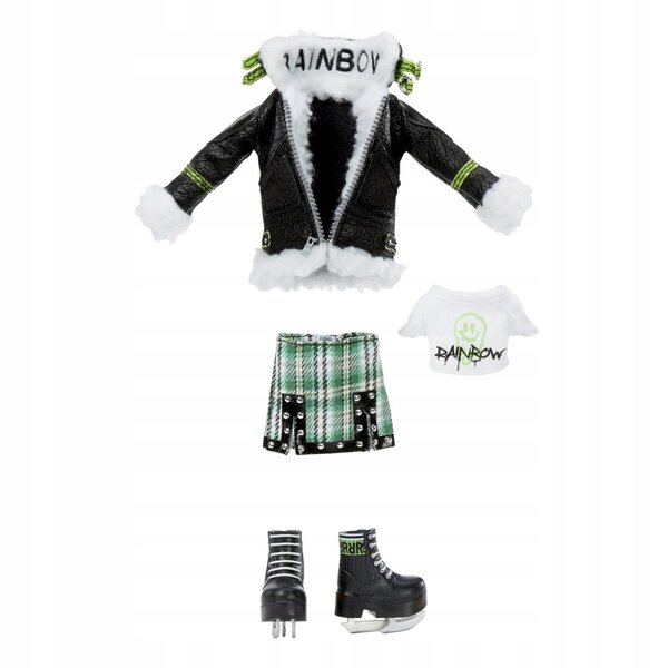 Rainbow High Jade Hunter-pop Wintervakantie met wintermode-accessoires