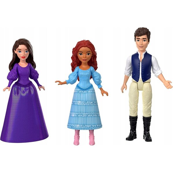 Set 7 Lotti Disney Principesse La Sirenetta Ariel con Accessori e Figure Mattel