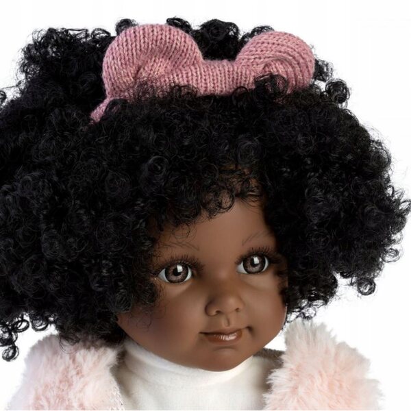 Bambola spagnola Llorens Zuri 35 cm con capelli ricci e abbigliamento morbido