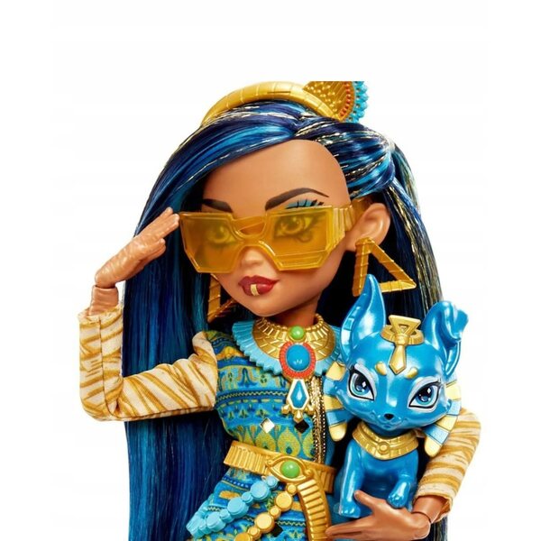 Bambola Cleo De Nile Monster High 29 cm con Accessori Originali Mattel