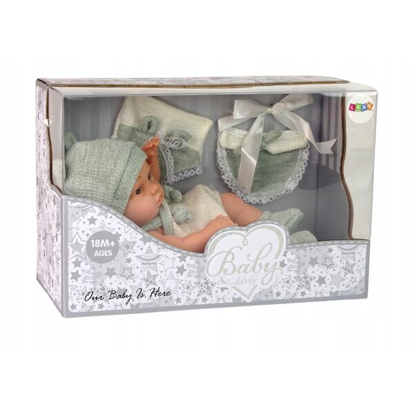 Lalleggio Bobas LEAN Toys 30 cm mit grüner Kleidung und Accessoires CE-zertifiziert